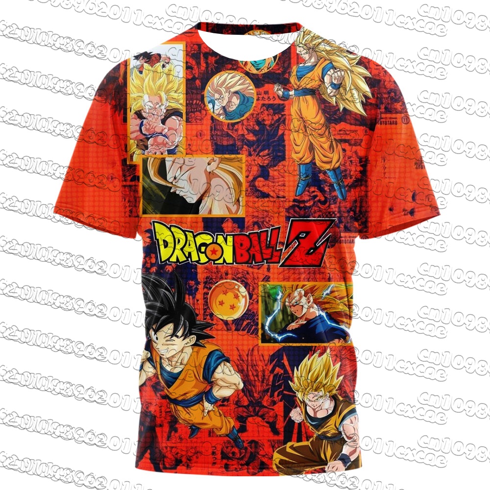 Dragon Ball Men T‑Shirt Summer - огляд і ціна Sports Equipment Resale