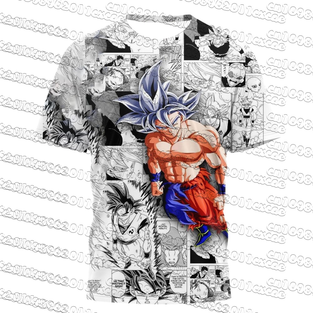 Dragon Ball Men T‑Shirt Summer - огляд і ціна Sports Equipment Resale