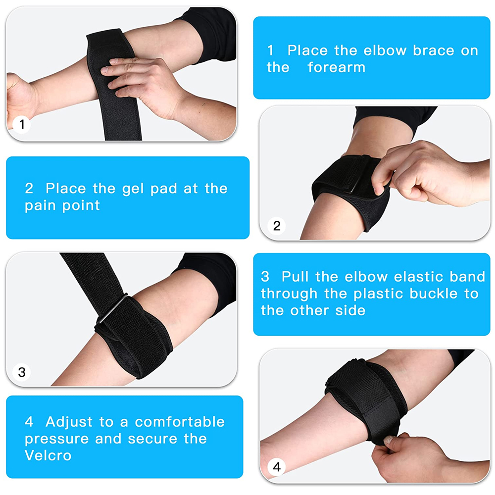 1Pcs Adjustable Compression El - огляд і ціна Tennis Elbow Brace