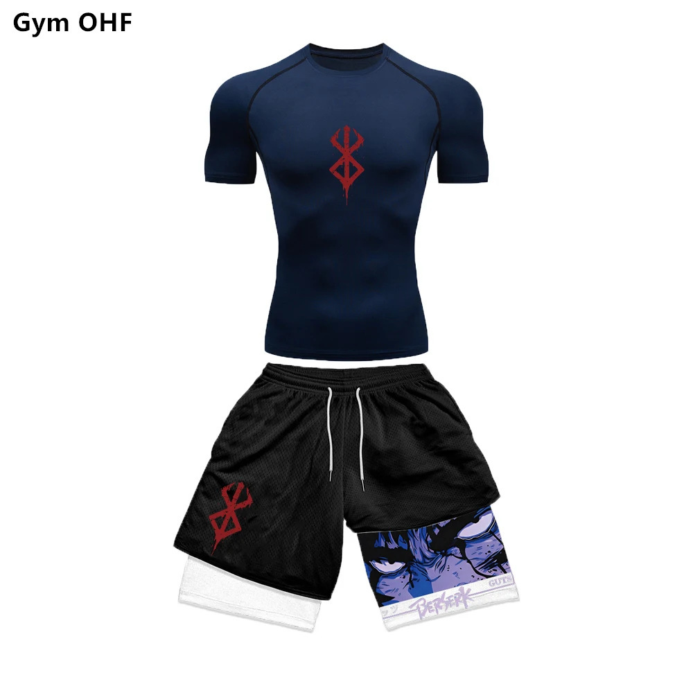 2Pcs/set Berserk Anime Sports  - огляд і ціна Sports Equipment Set