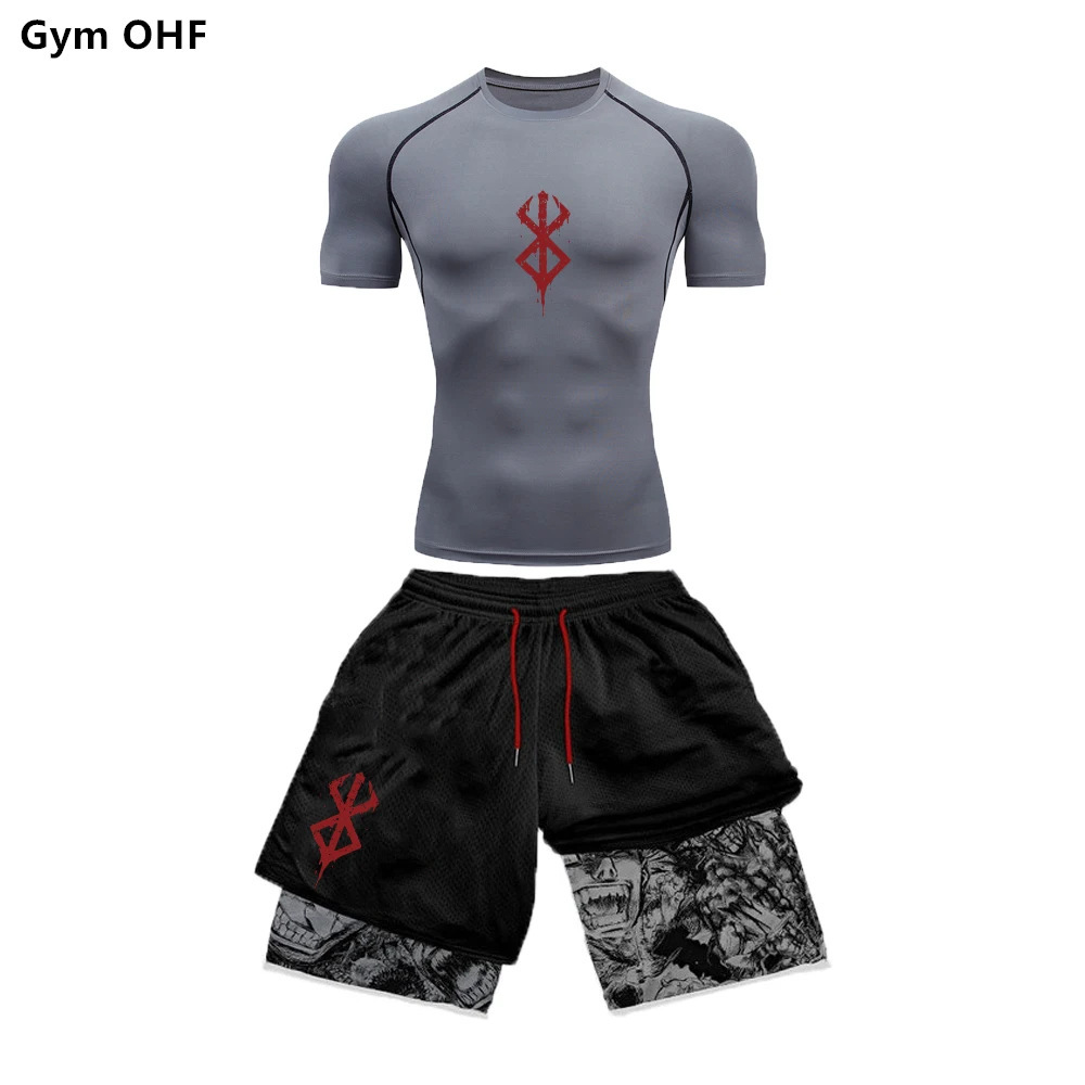 2Pcs/set Berserk Anime Sports  - огляд і ціна Sports Equipment Set