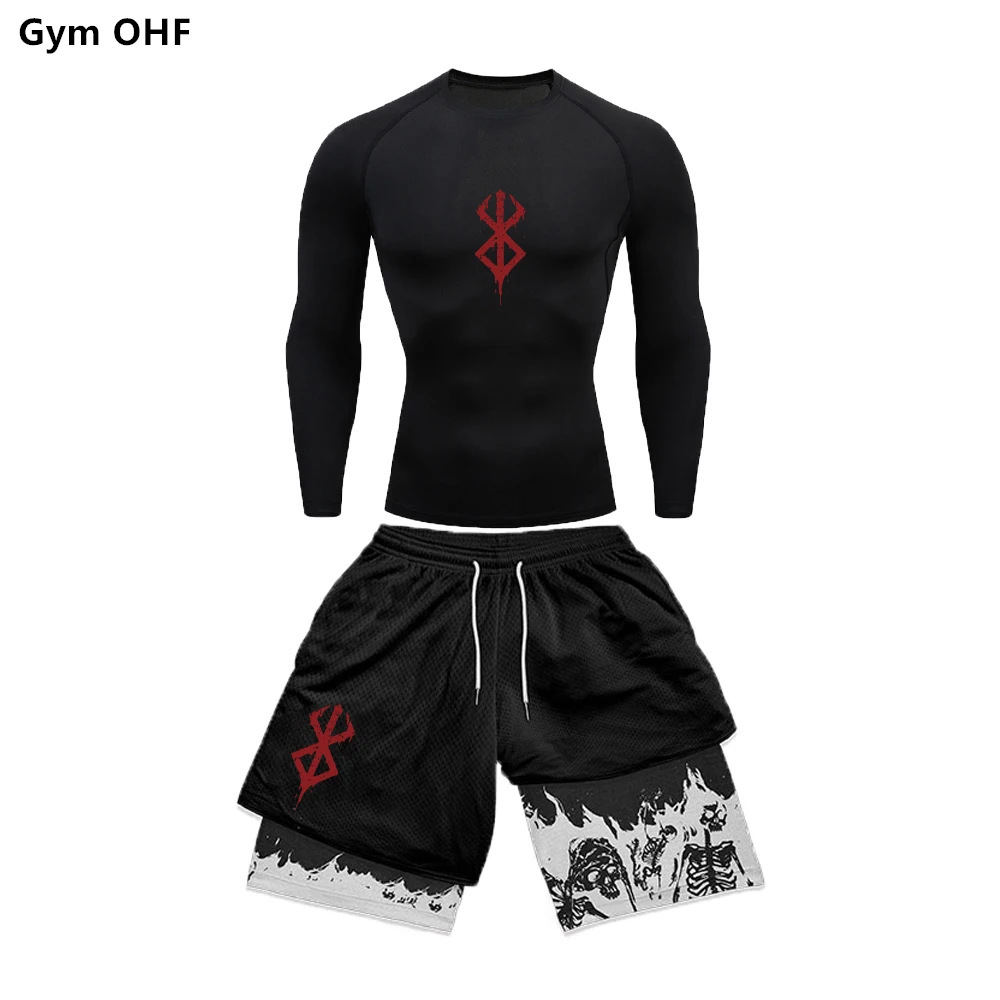 2Pcs/set Berserk Anime Sports  - огляд і ціна Sports Equipment Set